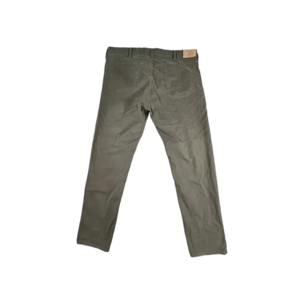 Polo Ralph Lauren Men Varick Slim Straight Sateen Pants Sz 42Bx34 Olive Sage C10